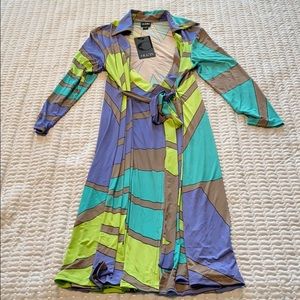 Maternity wrap dress